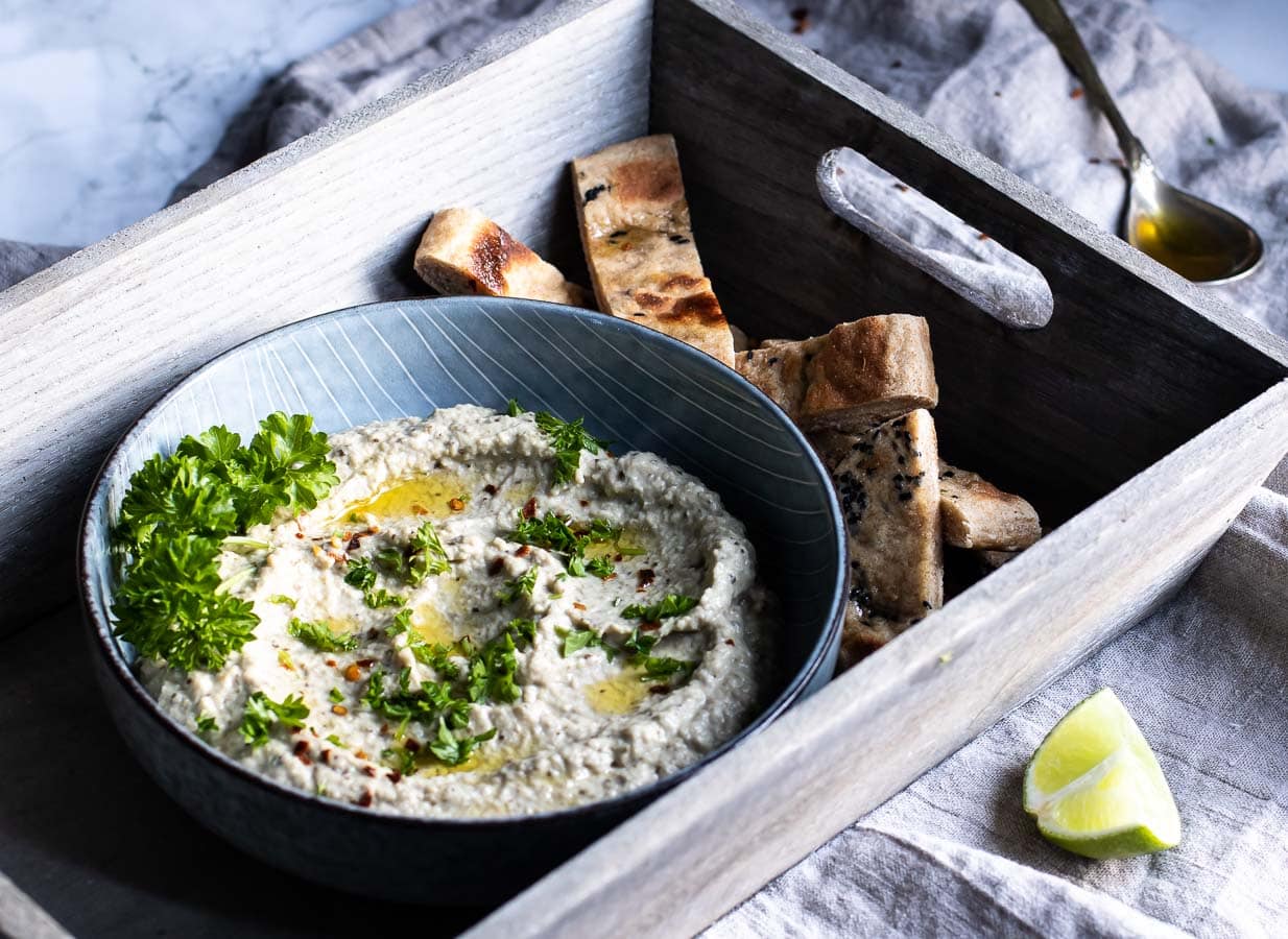 Baba ganoush - skøn libanesisk auberginedip