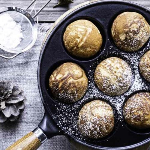 Æbleskiver med kardemomme perfekt runde