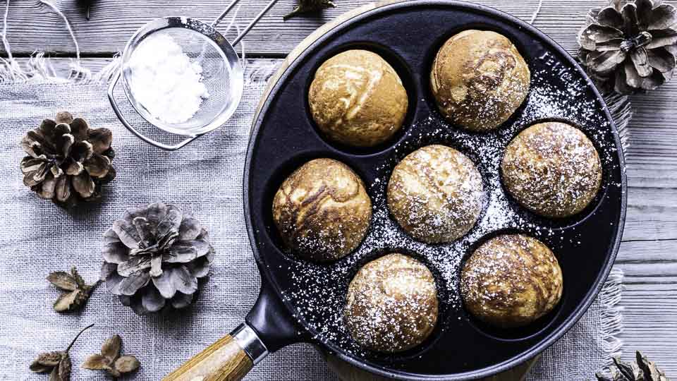 Æbleskiver med kardemomme perfekt runde