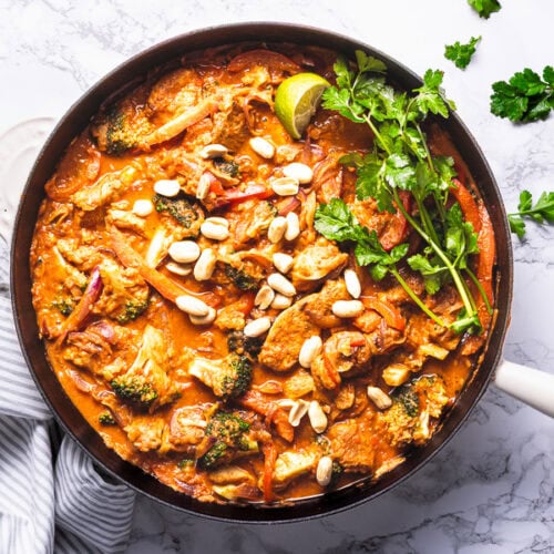 Kylling i peanutbuttersauce