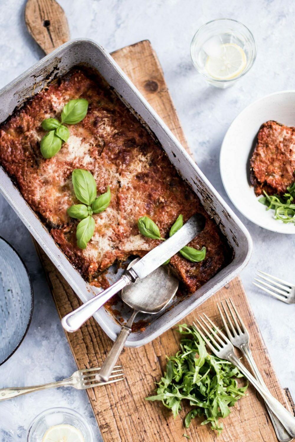 Melanzane alla parmigiana – italiensk lasagne med aubergine