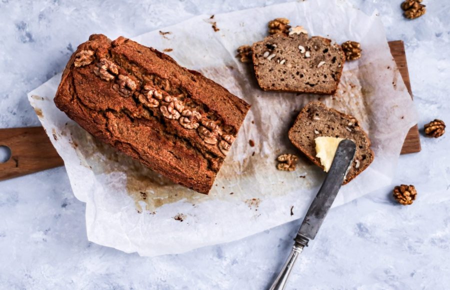 Banana bread - bananbrød med valnødder