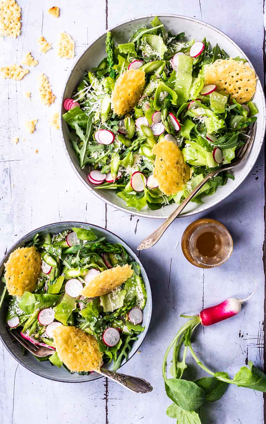 Salat med asparges og parmesan - aspargessalat