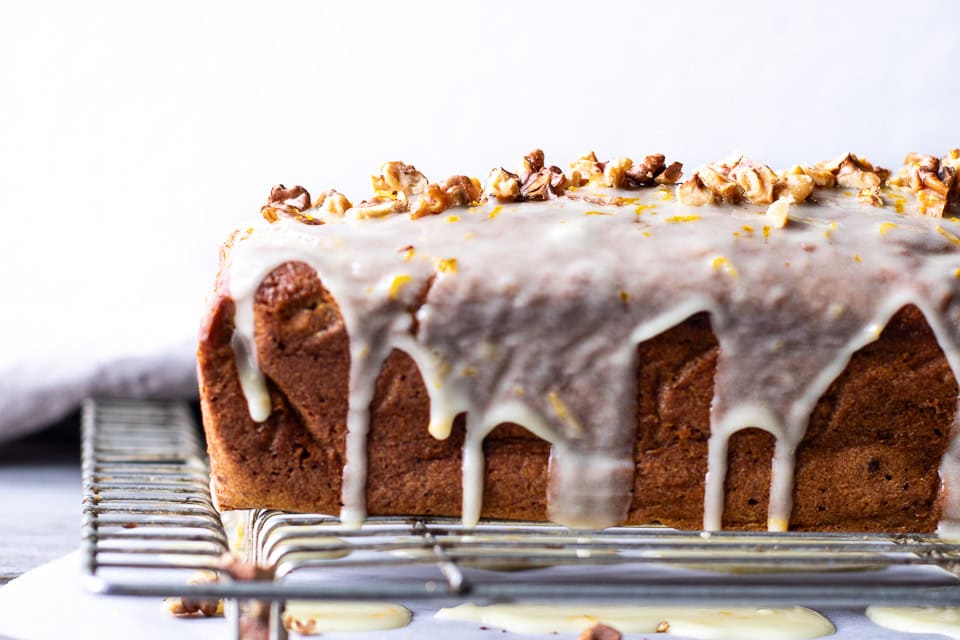 Græskarkage - skøn krydderkage med glasur