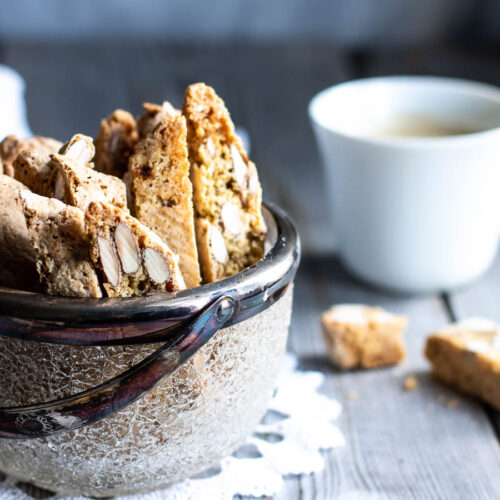 Biscotti med mandler og citron