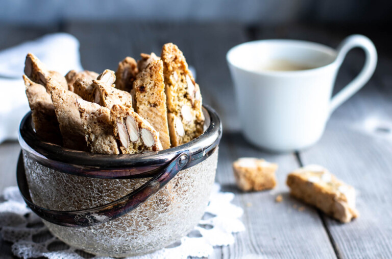 Biscotti med mandler og citron