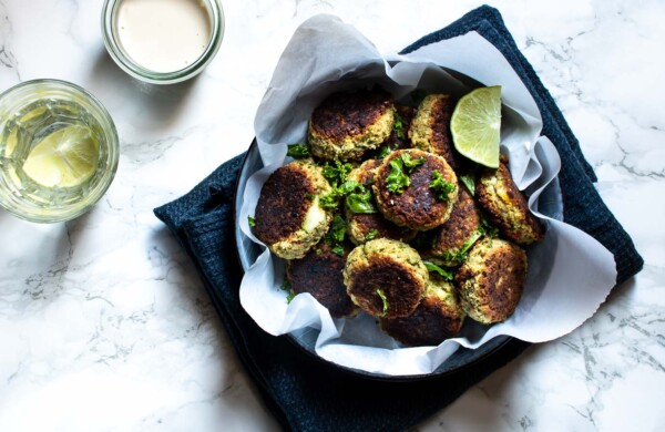 Vegetarfrikadeller med kikærter - hurtige vegetardeller