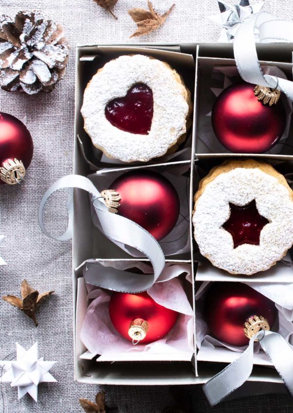 Linzer cookies - østrigske julesmåkager