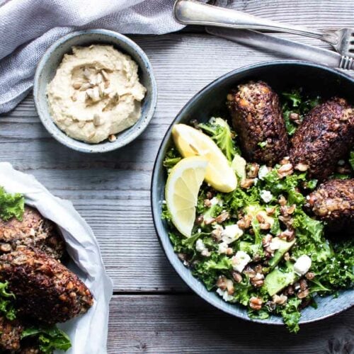 Nøddefrikadeller - vegetarfrikadeller med nødder