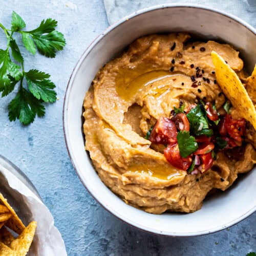 Hummus med søde kartofler