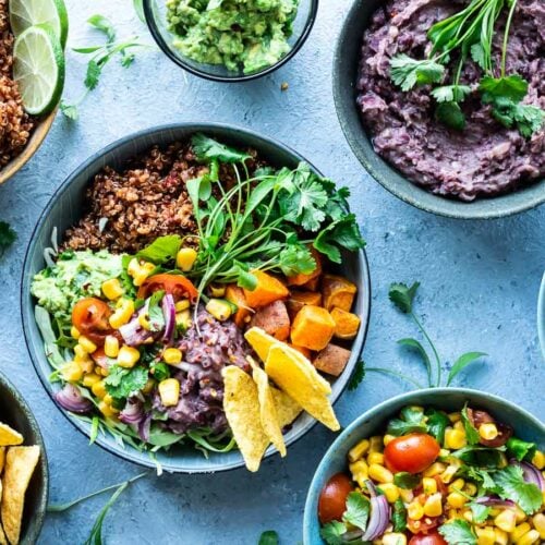 Mexi bowl med quinoa - vegetarisk mexi bowl