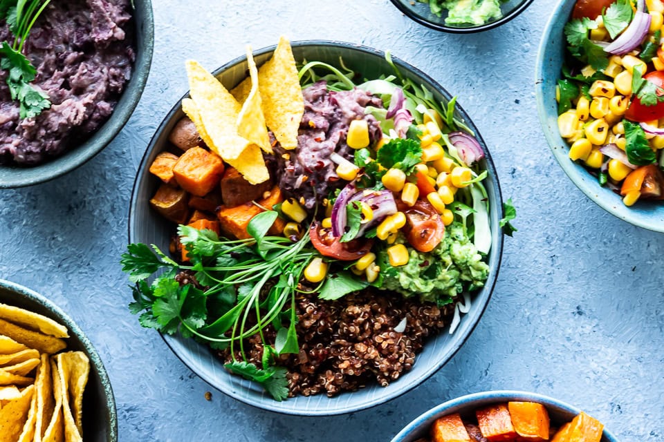 Mexi bowl - vegetarisk bowl