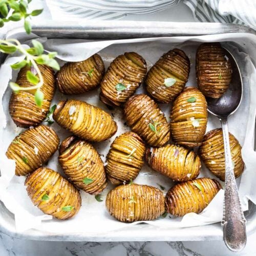 Hasselbackkartofler sprøde