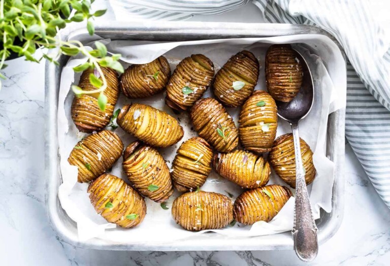 Hasselbackkartofler sprøde