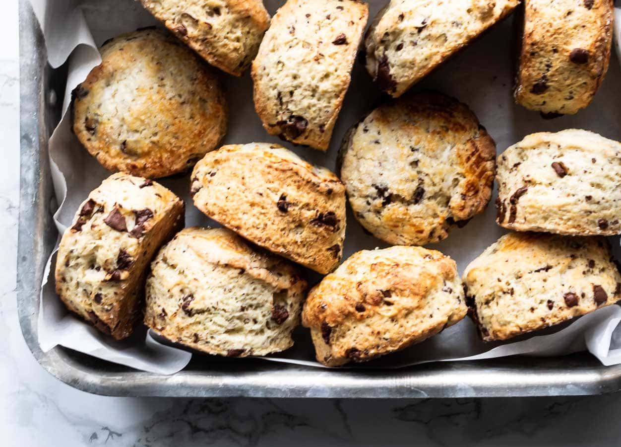 Chokoladescones