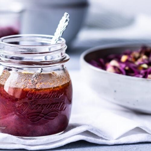 Tyttebærdressing - skøn dressing til kålsalat