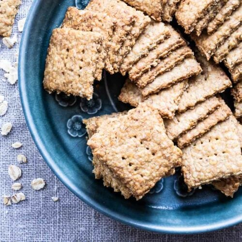 Glutenfri havrekiks - lynhurtig snack uden mel!