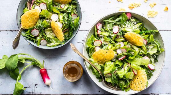 Salat med asparges