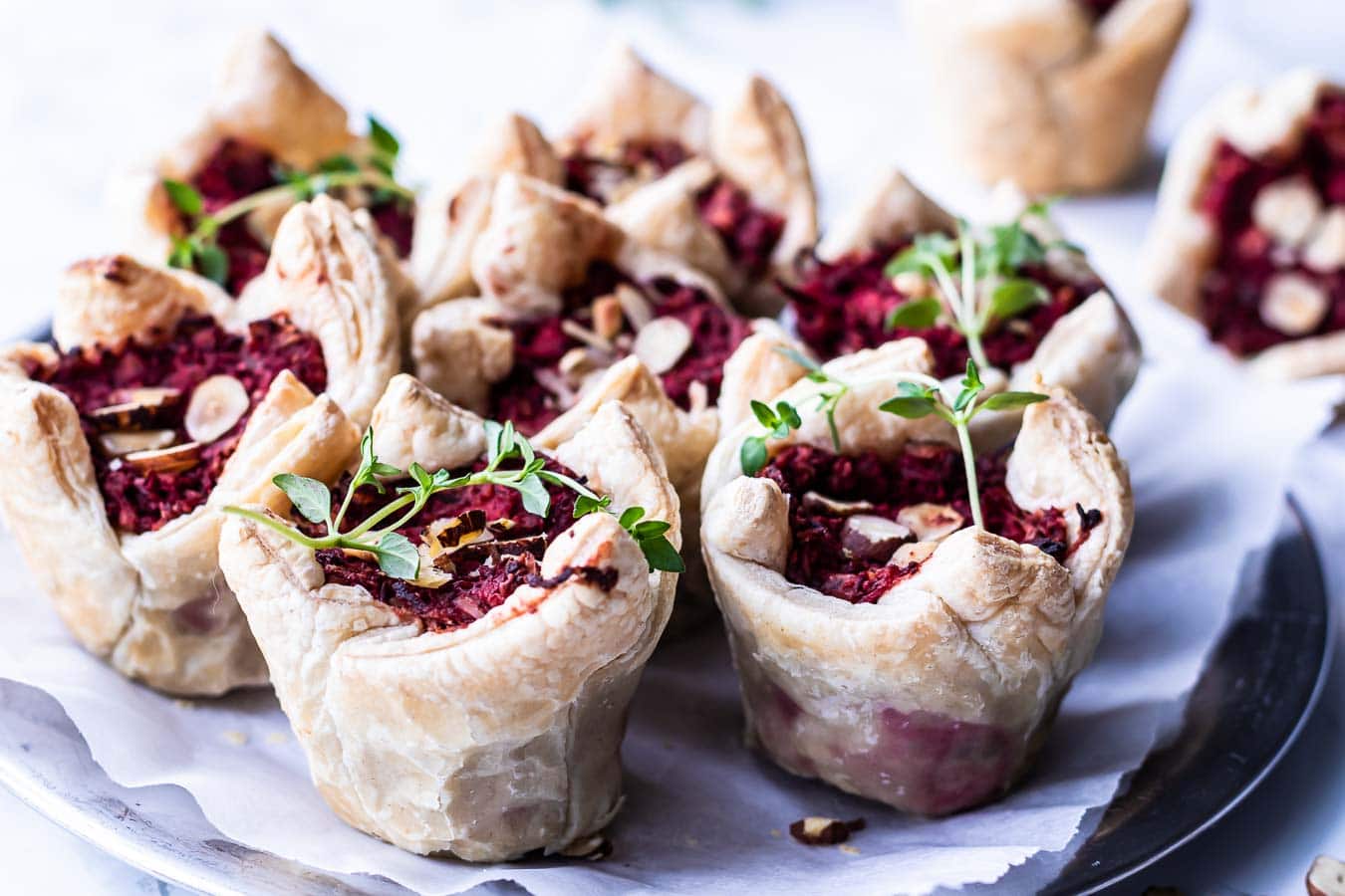 Vegetarisk julemad: Madmuffins med rødbede