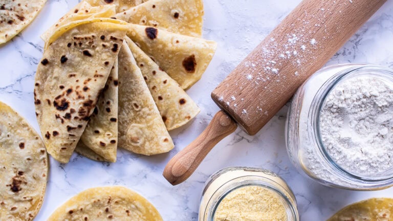 Bløde tacos med majsmel