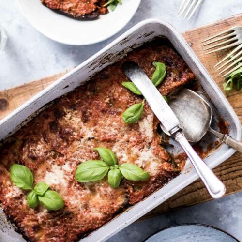 Melanzane alla parmigiana - italiensk lasagne med aubergine