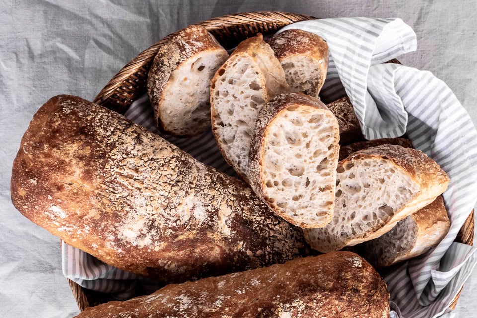 Ciabattabrød med fordej