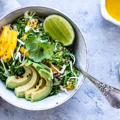 Mexicansk salat med mango og avocado