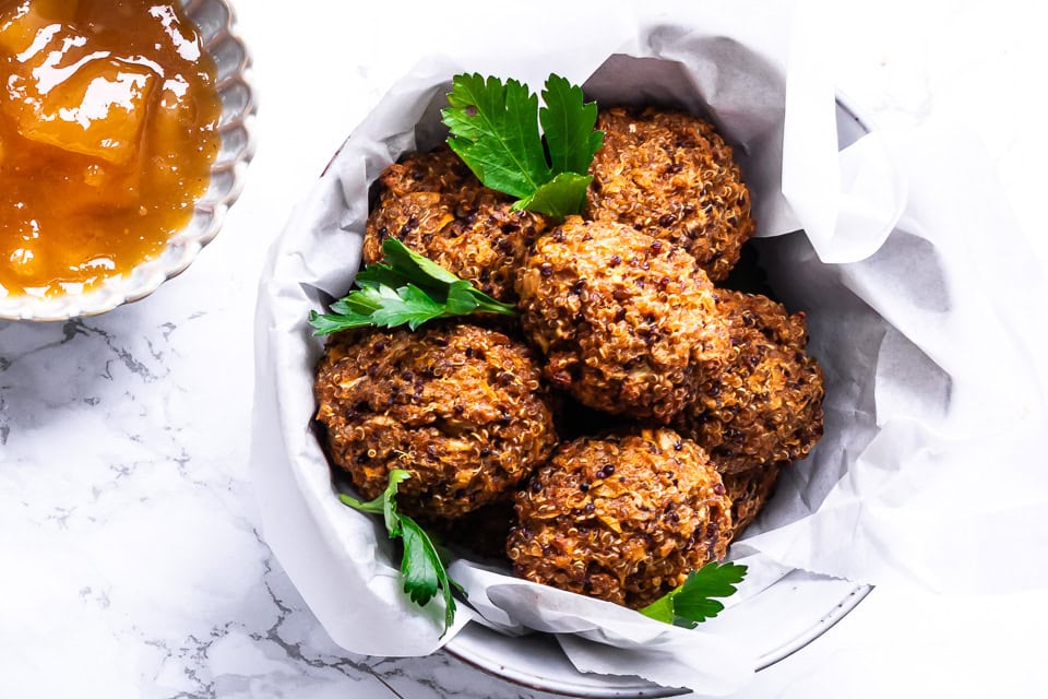 Boller til vegetariske boller i karry