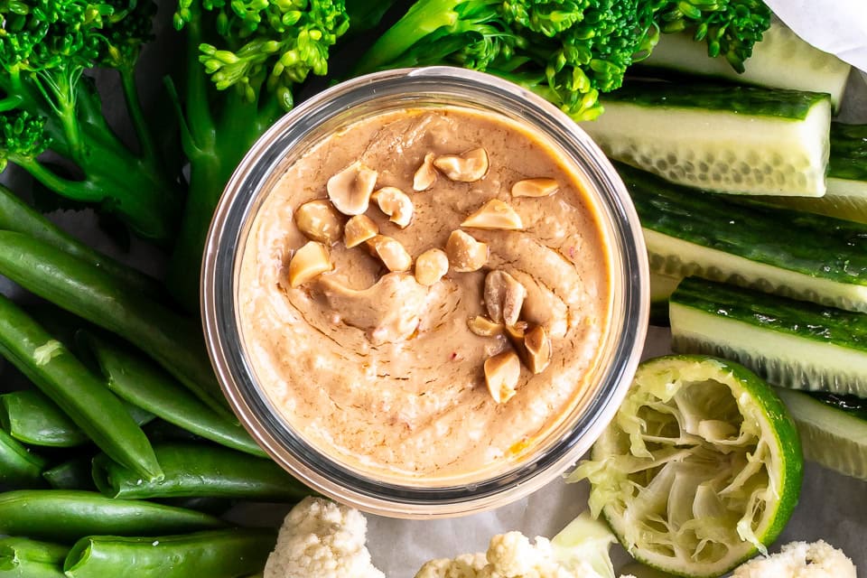 Peanutbutterdip og peanutdressing