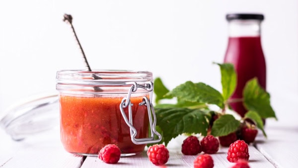 Hindbærdressing og hindbæreddike