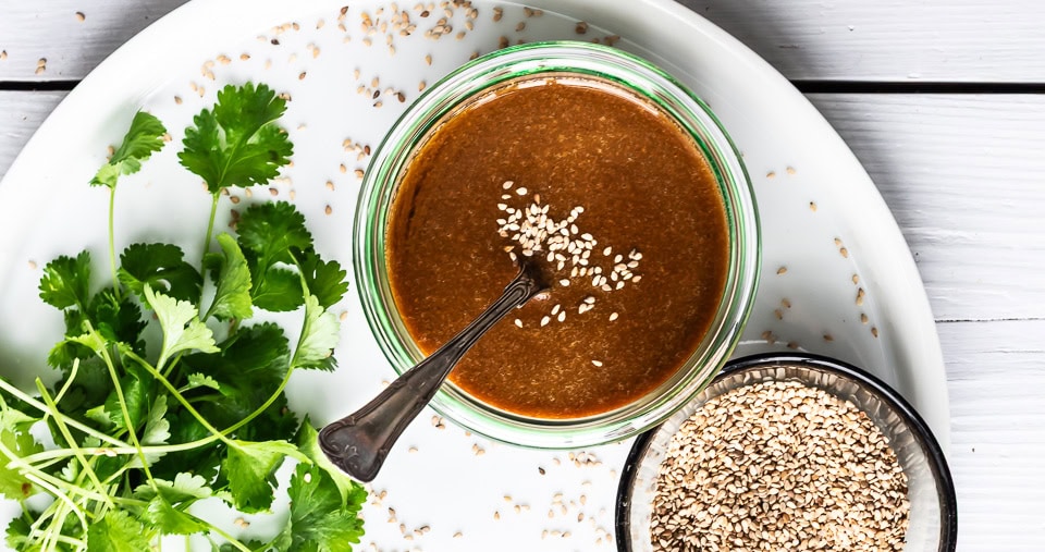 Asiatisk dressing med miso