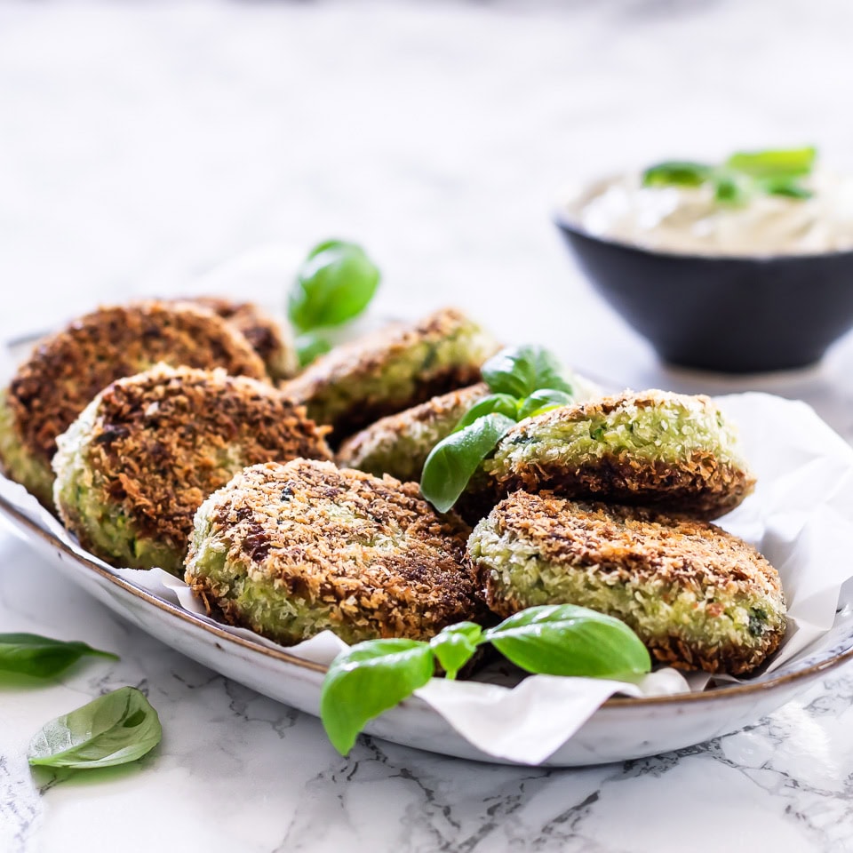 Squashfrikadeller med parmesan