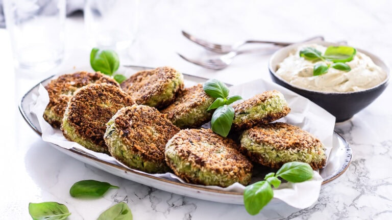 Squahsfrikadeller med parmesan