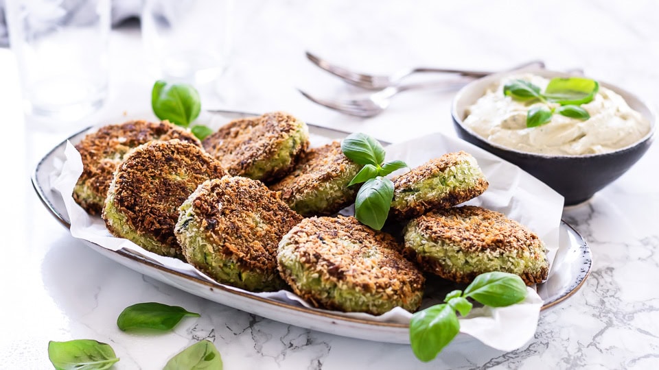 Squahsfrikadeller med parmesan