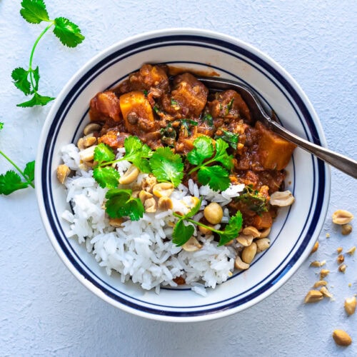 Vegetarisk curry med græskar på 30 min.5