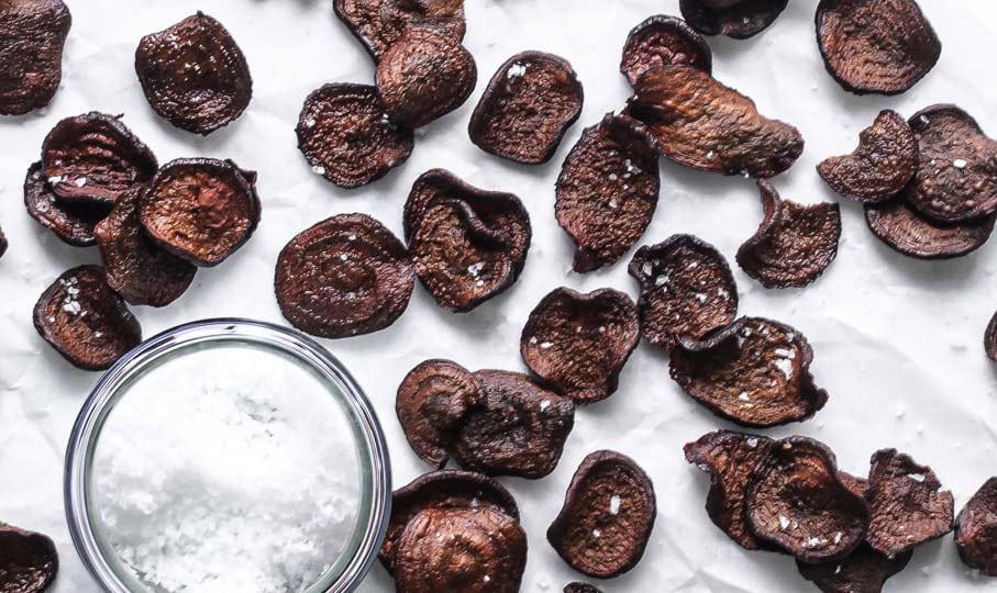 Rødbedechips i ovn nemt