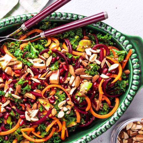 Luksus råkost med rødbede, gulerod og grønkål-10