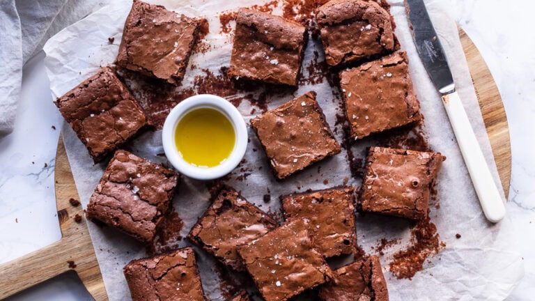 Brownies med olivenolie