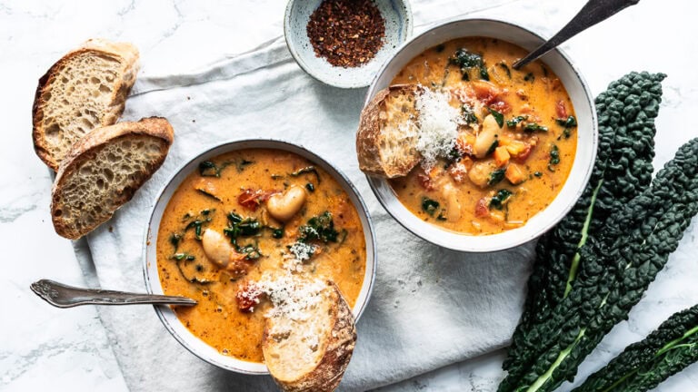 Toscansk bønnesuppe med hvide bønner