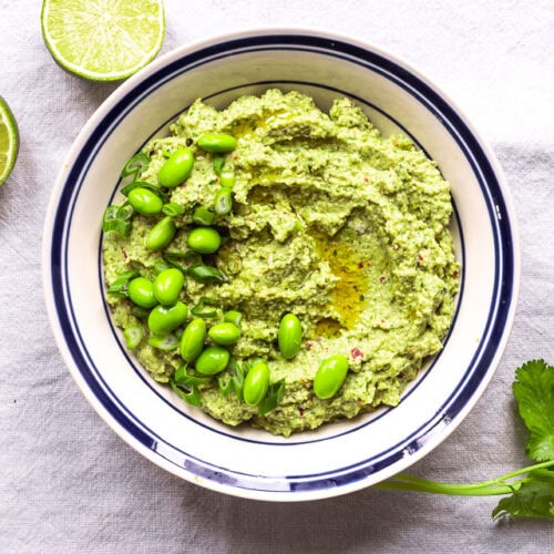 Avocado edamame dip – guacamole med ekstra protein