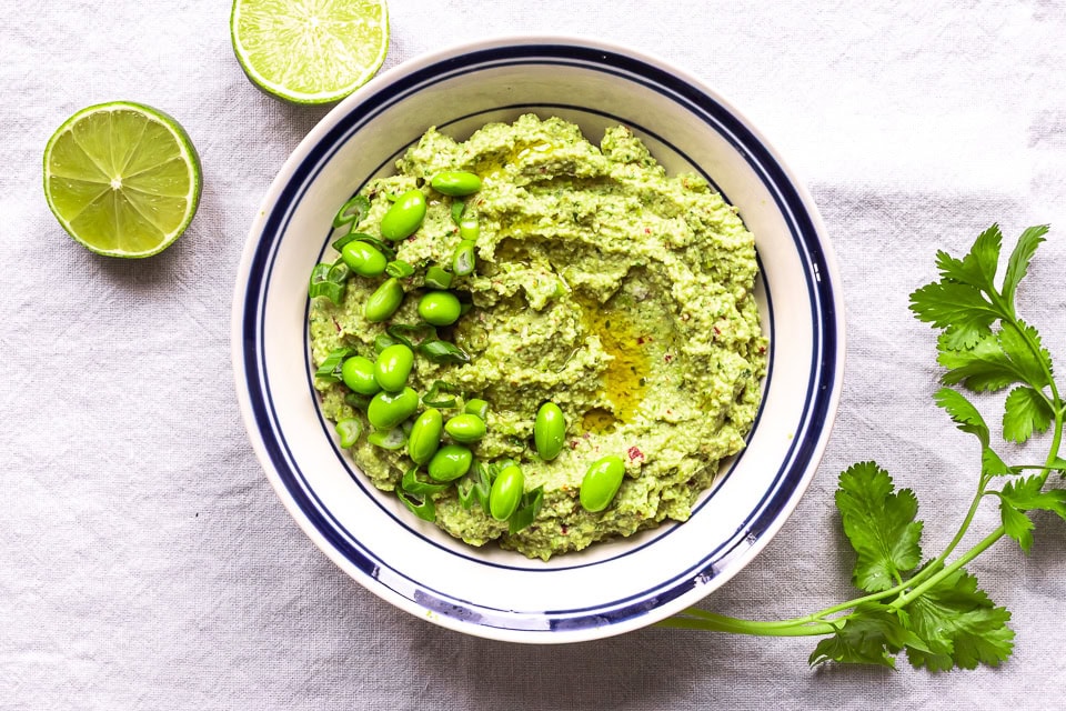 Avocado edamame dip – guacamole med ekstra protein