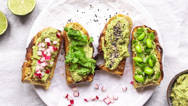 Avocado edamame dip – guacamole med ekstra protein