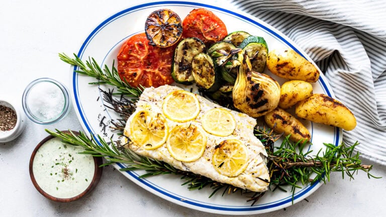 Nem fisk på grill